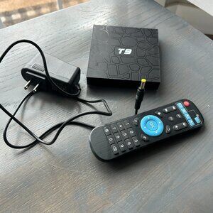 4K Streaming with T9 Android TV Box - 4GB RAM, 32GB Storage, Compact & Powerful